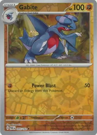 Paradox Rift Gabite #95/182 reverse holo